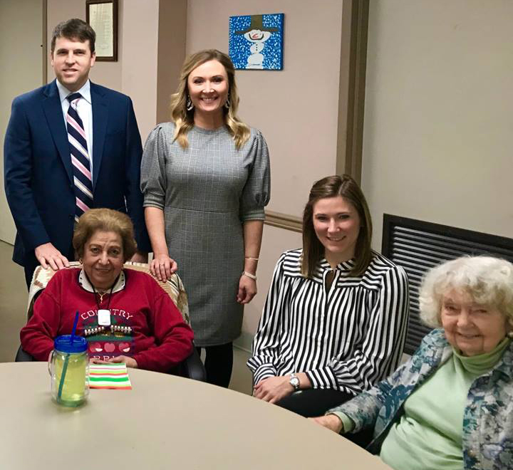 attorneys from FRP with South Highland Adult Day care seniors