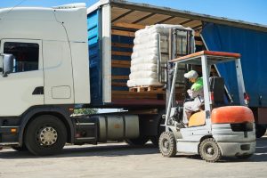 loading truck cargo