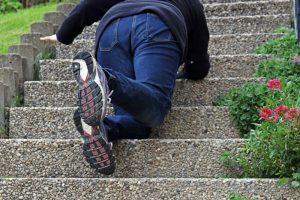injured on stairs
