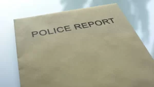 False Police Report Document