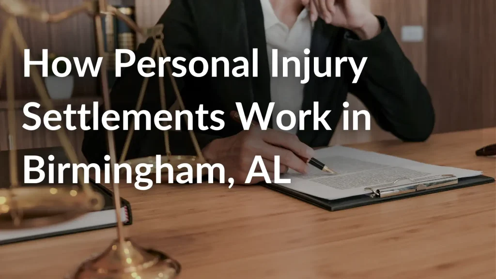 How Personal Injury Settlements Work in Birmingham, AL Image