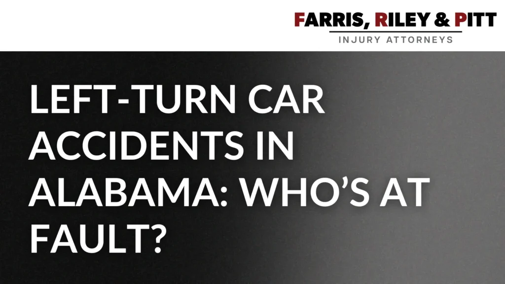 Left-Turn Car Accidents in Alabama_ Who’s at Fault